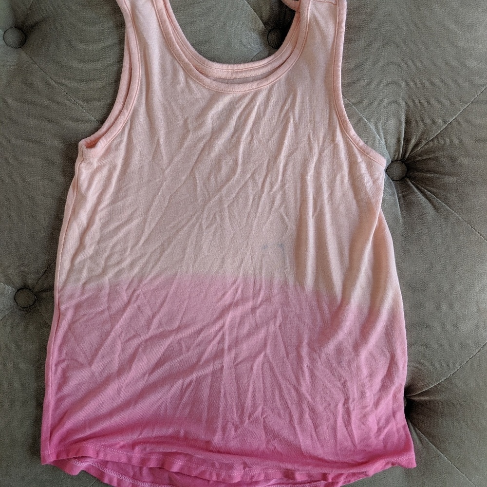 Girls Justice pink tank top